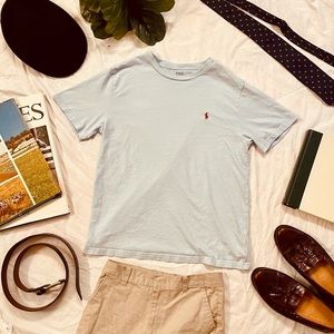 Polo by Ralph Lauren Boys Large Light Blue T-shirt